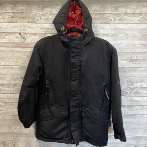 Stormtech Stormhaus Performance Youth 30 XS Jacket Black Hooded Insulated READ